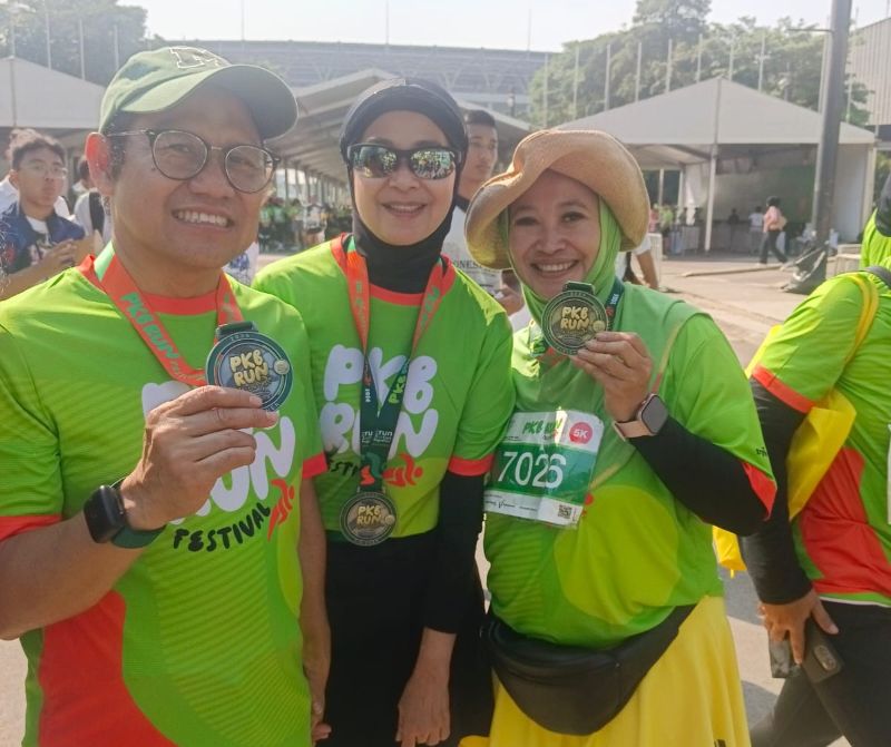 Ketua DPC PKB Kota Bogor Ikut Meriahkan PKB Run Festival 2026, Dewi Fatimah Tuntaskan Lintasan 5K